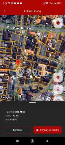 Kavling Tanah di Denpasar Barat Dijual Luas 190m2 Legalitas SHM Kavling Tanah di Denpasar Barat Dijual Luas 190m2 Legalitas SHM