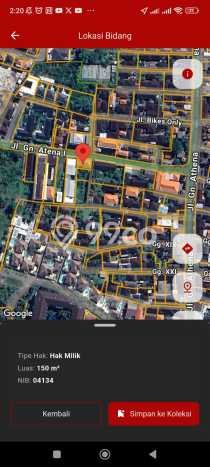 Tanah Dijual di Badung Seluas 150m2 Strategis Tanah Dijual di Badung Seluas 150m2 Strategis