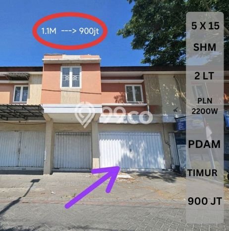 Ruko Dijual di Prime Area Surabaya Luas 100m2 Ruko Dijual di Prime Area Surabaya Luas 100m2