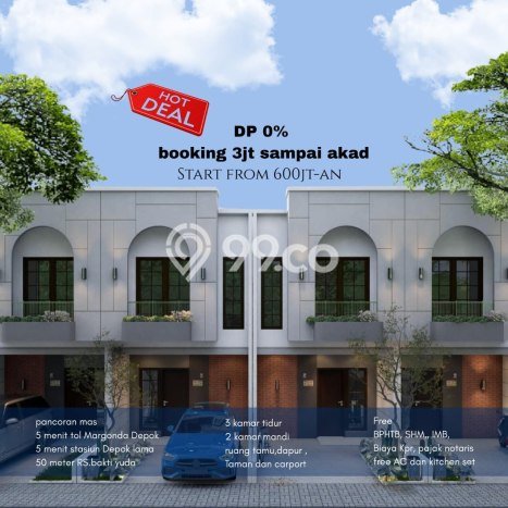 Dijual Cepat Rumah Favorit Siap Huni LB 80m2 di Pancoran Mas, Depok Dijual Cepat Rumah Favorit Siap Huni LB 80m2 di Pancoran Mas, Depok