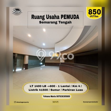 Komersial Disewakan di Area Ramai Semarang Tengah, Semarang Komersial Disewakan di Area Ramai Semarang Tengah, Semarang