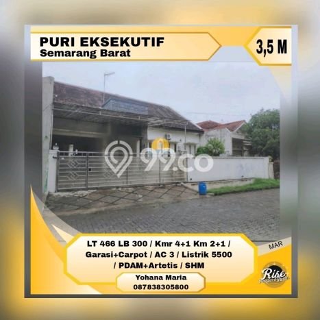 Hunian Super Mewah dengan Akses Paling Strategis di Puri Anjasmoro, Semarang Hunian Super Mewah dengan Akses Paling Strategis di Puri Anjasmoro, Semarang