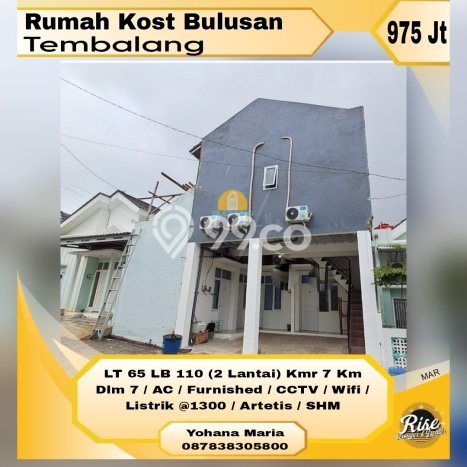 Rumah Kost Aktif Dua Lantai Dekat Undip Tembalang Rumah Kost Aktif Dua Lantai Dekat Undip Tembalang