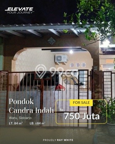 Jual Rumah Eksklusif 2 KT di Pondok Tjandra, Sidoarjo Jual Rumah Eksklusif 2 KT di Pondok Tjandra, Sidoarjo