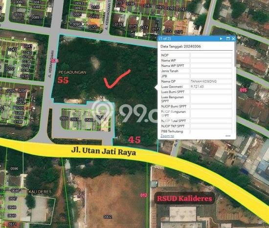 PRIME LOCATION! Tanah Kawasan Pegadungan, Luas 9500m², Cocok untuk Investasi PRIME LOCATION! Tanah Kawasan Pegadungan, Luas 9500m², Cocok untuk Investasi