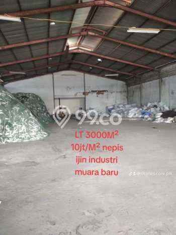 LOKASI STRATEGIS! Gudang di Muara Baru, Luas 3850m², Area Komersial, Mainroad LOKASI STRATEGIS! Gudang di Muara Baru, Luas 3850m², Area Komersial, Mainroad