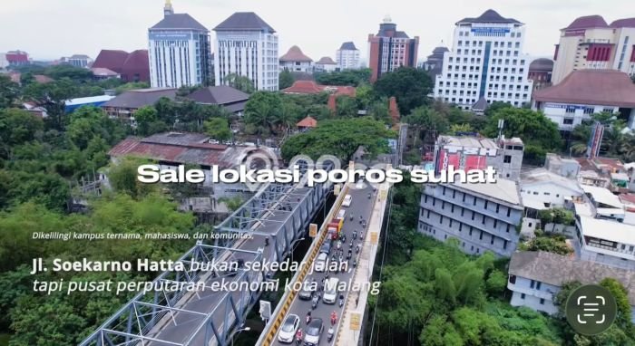 Tanah Dijual di Malang Seluas 687m2 Strategis Tanah Dijual di Malang Seluas 687m2 Strategis