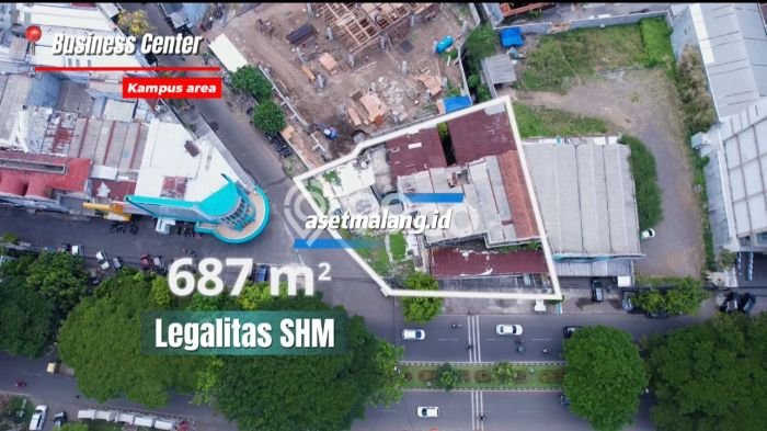 Tanah Dijual di Malang Seluas 687m2 Strategis Tanah Dijual di Malang Seluas 687m2 Strategis