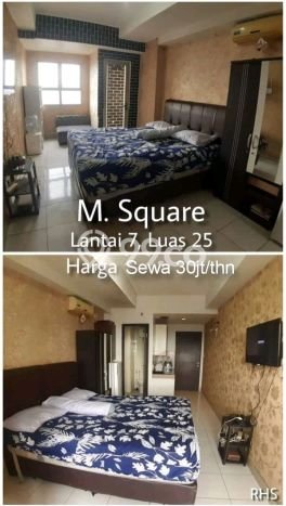 Apartemen Nyaman untuk Disewa, 1 Kamar di Bandung Apartemen Nyaman untuk Disewa, 1 Kamar di Bandung