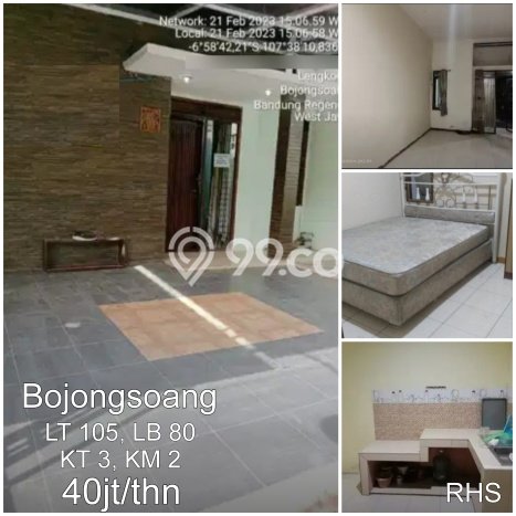 Sewa cepat rumah minimalis lokasi strategis 3 Kamar di Bojongsoang, Bandung Sewa cepat rumah minimalis lokasi strategis 3 Kamar di Bojongsoang, Bandung