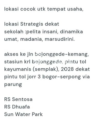 Rumah Minimalis Terbaik Siap Huni Area Kemang LT 78m2 Rumah Minimalis Terbaik Siap Huni Area Kemang LT 78m2