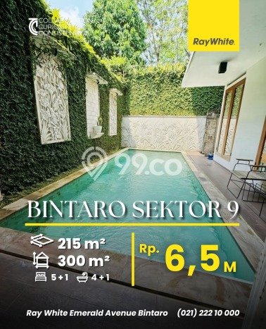 Rumah Elit Modern Siap Huni di Bintaro Tangerang Selatan Rumah Elit Modern Siap Huni di Bintaro Tangerang Selatan