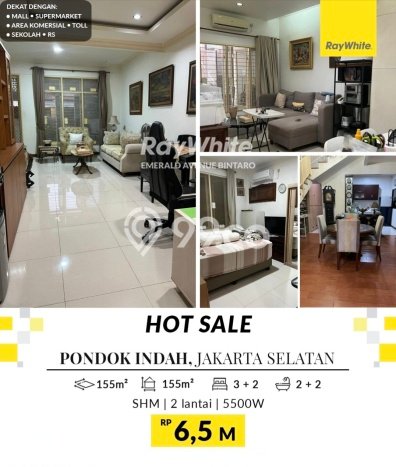 Hunian Elit LB 155m2 Siap Huni Desain Elegan di Pondok Indah, Jakarta Selatan Hunian Elit LB 155m2 Siap Huni Desain Elegan di Pondok Indah, Jakarta Selatan