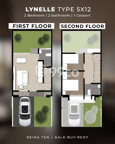 Rumah Minimalis 2 KT LT 60m2 di BSD City Rumah Minimalis 2 KT LT 60m2 di BSD City