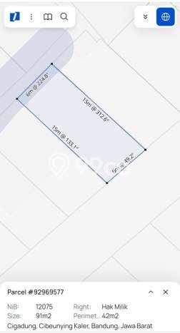 Dijual Tanah Lokasi Cigadung, Bandung Seluas 112m2 Dijual Tanah Lokasi Cigadung, Bandung Seluas 112m2