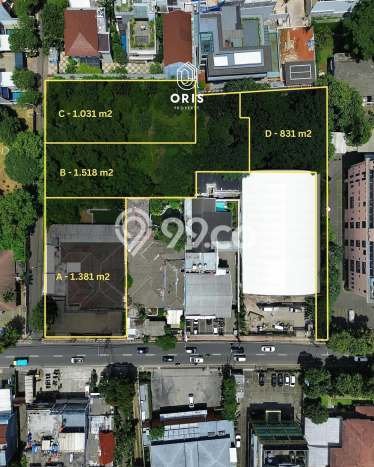 Dijual Tanah Lokasi Kemang, Jakarta Selatan Seluas 4761m2 Dijual Tanah Lokasi Kemang, Jakarta Selatan Seluas 4761m2