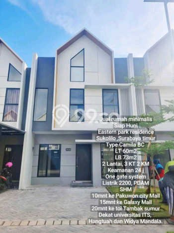 Rumah Minimalis 3 Kamar LT 60m2 di Keputih Rumah Minimalis 3 Kamar LT 60m2 di Keputih