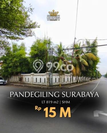 Tanah Dijual di Surabaya Seluas 819m2 Strategis Tanah Dijual di Surabaya Seluas 819m2 Strategis