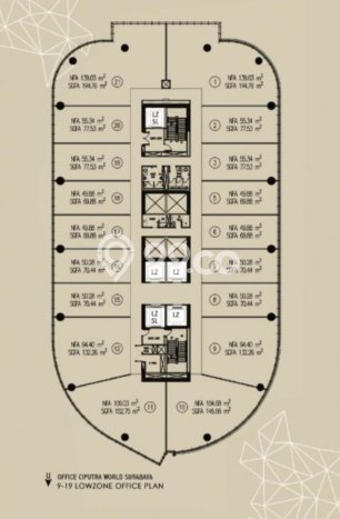 Kantor Dijual di Prime Area Surabaya Luas 50m2 Kantor Dijual di Prime Area Surabaya Luas 50m2