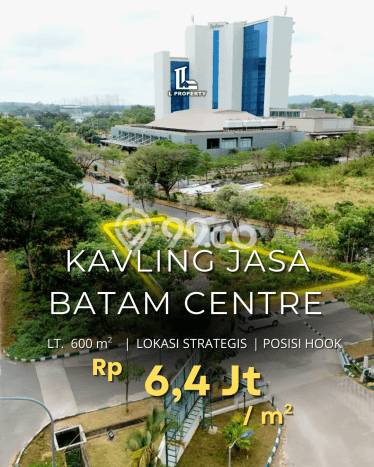 Lahan Strategis di Batam Kota Dijual dengan Luas 600m2 Lahan Strategis di Batam Kota Dijual dengan Luas 600m2