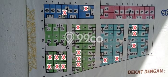Dijual Tanah 70m2 di Buring, Malang Dijual Tanah 70m2 di Buring, Malang