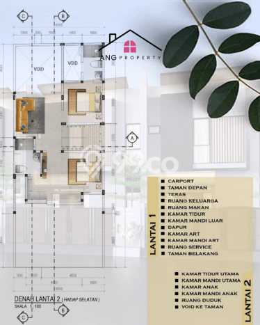 Rumah Modern 4 KT LT 140m2 di Pondok Gede Rumah Modern 4 KT LT 140m2 di Pondok Gede