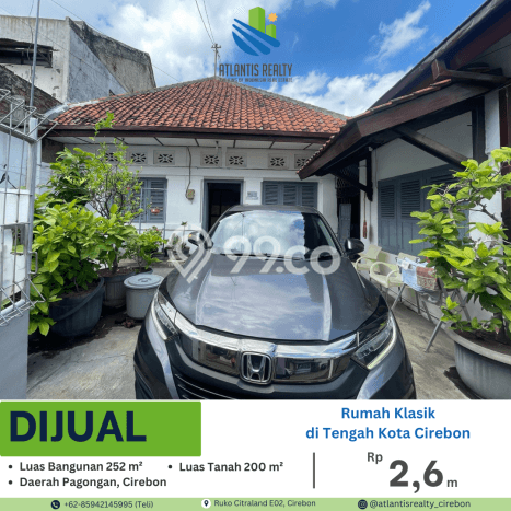 DIJUAL CEPAT! Rumah Modern di Cirebon Kota, Cirebon, LT 252m² LB 200m² BISA KPR! DIJUAL CEPAT! Rumah Modern di Cirebon Kota, Cirebon, LT 252m² LB 200m² BISA KPR!