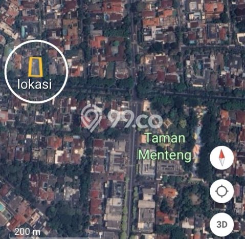 Lahan Dijual Lokasi Menteng, Jakarta Pusat dengan Luas Tanah 1019m2 dan Status SHM Lahan Dijual Lokasi Menteng, Jakarta Pusat dengan Luas Tanah 1019m2 dan Status SHM