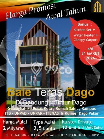 Hunian Nyaman Asri 3 KT Siap Pakai di Cigadung Bandung Hunian Nyaman Asri 3 KT Siap Pakai di Cigadung Bandung
