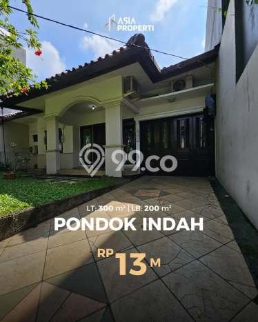 For Sale! Luxury House LT 300m2 Desain Elegan di Pondok Indah For Sale! Luxury House LT 300m2 Desain Elegan di Pondok Indah