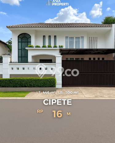 Rumah Elit Modern Tanpa Renovasi di Cipete Jakarta Selatan Rumah Elit Modern Tanpa Renovasi di Cipete Jakarta Selatan