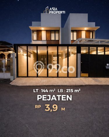 Rumah Mewah LB 215m2 Siap Pakai Desain Elegan di Pejaten, Jakarta Selatan Rumah Mewah LB 215m2 Siap Pakai Desain Elegan di Pejaten, Jakarta Selatan