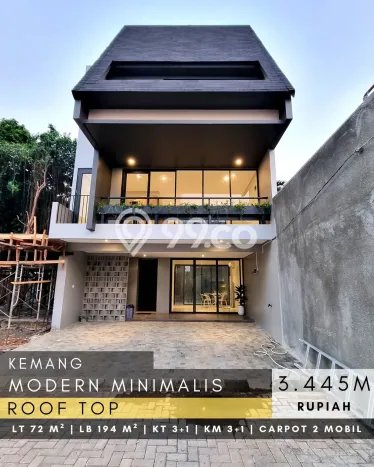Rumah Mewah LB 194m2 Siap Huni Desain Elegan di Kemang, Jakarta Selatan Rumah Mewah LB 194m2 Siap Huni Desain Elegan di Kemang, Jakarta Selatan