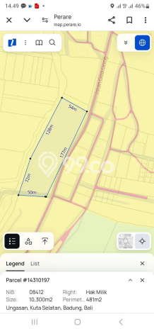 Dijual Tanah Lokasi Canggu, Badung Seluas 10900m2 Dijual Tanah Lokasi Canggu, Badung Seluas 10900m2