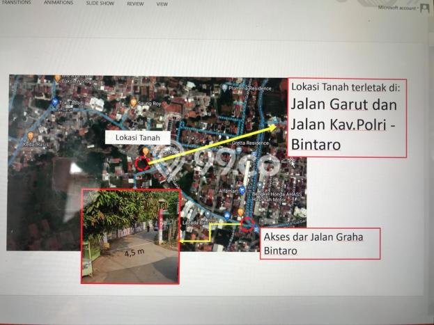 Tanah Dijual Area Strategis di Bintaro Tangerang Selatan 1029m2 Tanah Dijual Area Strategis di Bintaro Tangerang Selatan 1029m2