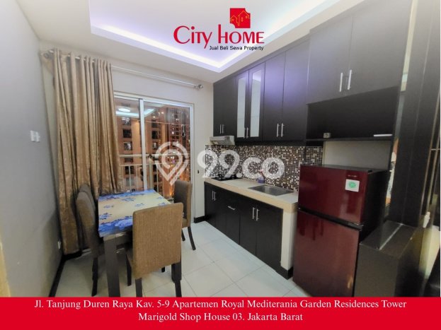 Apartemen Nyaman untuk Disewa, 2 Kamar di Jakarta Barat Apartemen Nyaman untuk Disewa, 2 Kamar di Jakarta Barat