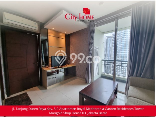 Apartemen Sewa 1 Kamar Murah Siap Huni di Jakarta Barat, Luas 44m2 Apartemen Sewa 1 Kamar Murah Siap Huni di Jakarta Barat, Luas 44m2