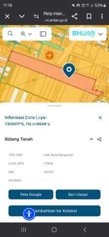 Kavling Tanah di Grogol Dijual Luas 116234m2 Legalitas - Kavling Tanah di Grogol Dijual Luas 116234m2 Legalitas -