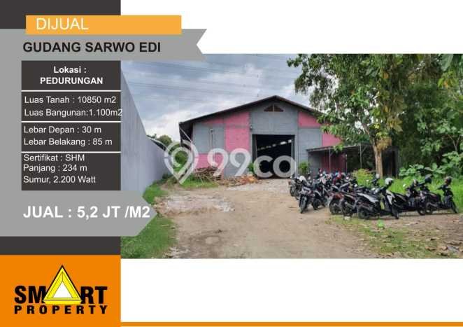 Unit Gudang Dijual di Pedurungan Semarang 1100m2 Unit Gudang Dijual di Pedurungan Semarang 1100m2
