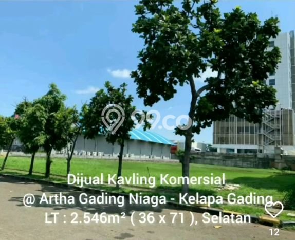 Tanah Kavling untuk Dijual di Kelapa Gading Jakarta Utara 2546m2 Tanah Kavling untuk Dijual di Kelapa Gading Jakarta Utara 2546m2
