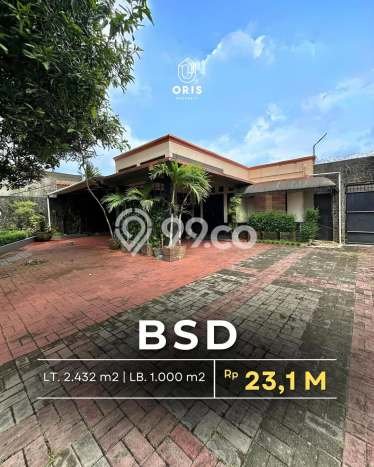 Rumah Mewah Siap Huni LT 2432m2 di BSD, Tangerang Selatan Rumah Mewah Siap Huni LT 2432m2 di BSD, Tangerang Selatan