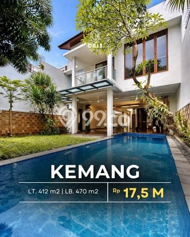 For Sale! Luxury House LT 412m2 Desain Modern di Kemang For Sale! Luxury House LT 412m2 Desain Modern di Kemang