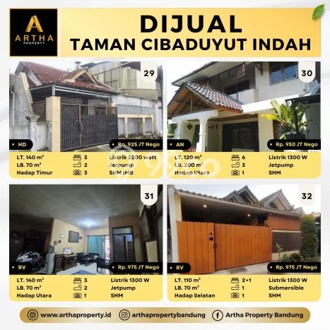 Rumah Minimalis LB/LT 70m2/86m2 Siap Huni di Cibaduyut, Bandung Rumah Minimalis LB/LT 70m2/86m2 Siap Huni di Cibaduyut, Bandung