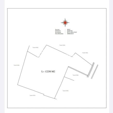 Dijual Tanah 12000m2 di Jimbaran, Badung Dijual Tanah 12000m2 di Jimbaran, Badung
