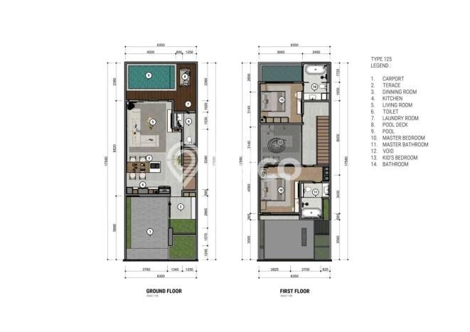 Tersedia Vila di , Ukuran 114m2m², Area Asri Tersedia Vila di , Ukuran 114m2m², Area Asri