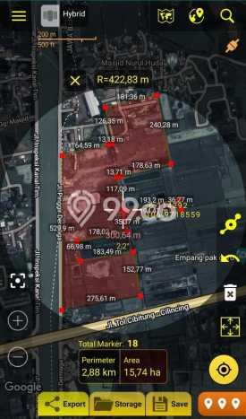 Tanah Dijual Lokasi Tarumajaya, Bekasi Luas 16000m2 Legalitas Aman Tanah Dijual Lokasi Tarumajaya, Bekasi Luas 16000m2 Legalitas Aman
