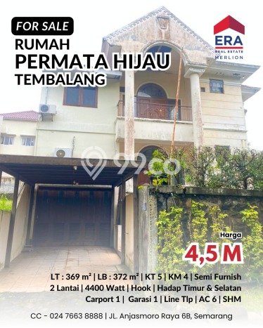 Rumah Mewah Dijual LT 369m2 di Tembalang, Semarang Rumah Mewah Dijual LT 369m2 di Tembalang, Semarang