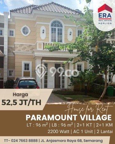 Disewakan! Rumah 3 Kamar Tidur &
3 Kamar Mandi di Simongan, Semarang Disewakan! Rumah 3 Kamar Tidur &
3 Kamar Mandi di Simongan, Semarang