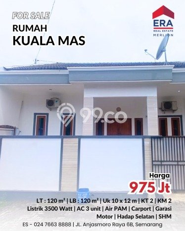 Jual Rumah Eksklusif 2 KT di Tanah Mas, Semarang Jual Rumah Eksklusif 2 KT di Tanah Mas, Semarang