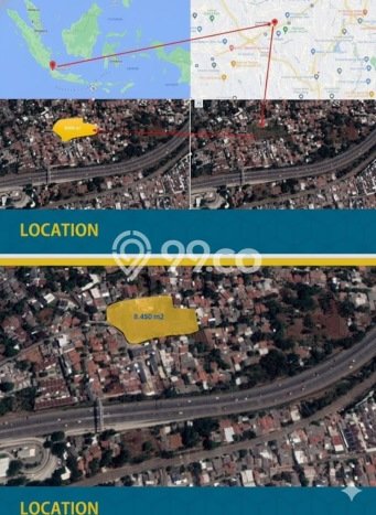Tanah Kosong Dijual di Tangerang Selatan dengan Area 8450m2 Tanah Kosong Dijual di Tangerang Selatan dengan Area 8450m2